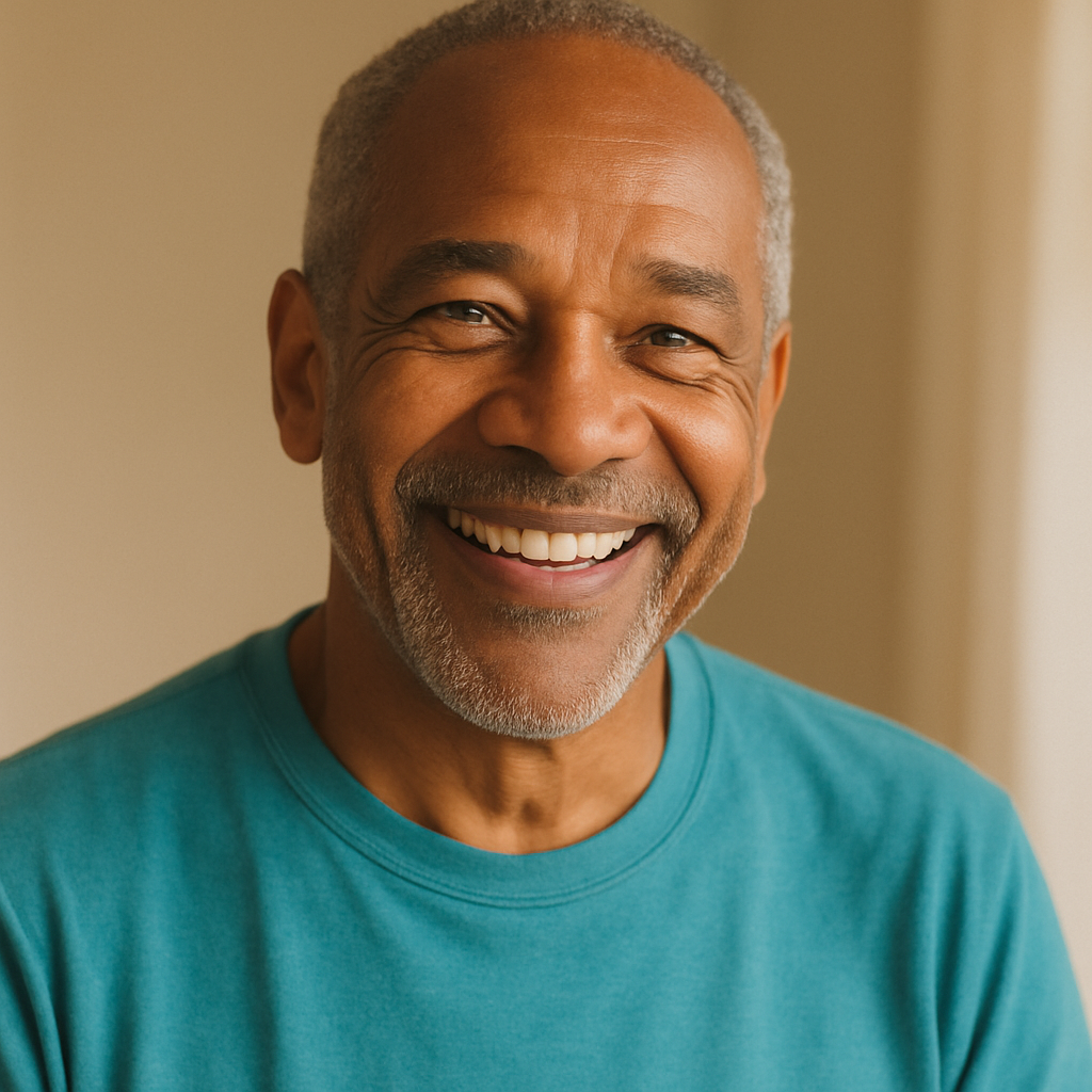 Smiling man in his 60s — member of The Dorset Dating Site